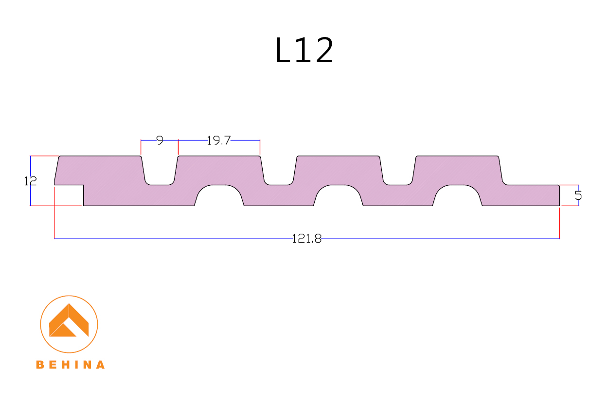 لوور بهینا مدل L12-12 سایز 120 میلیمتر