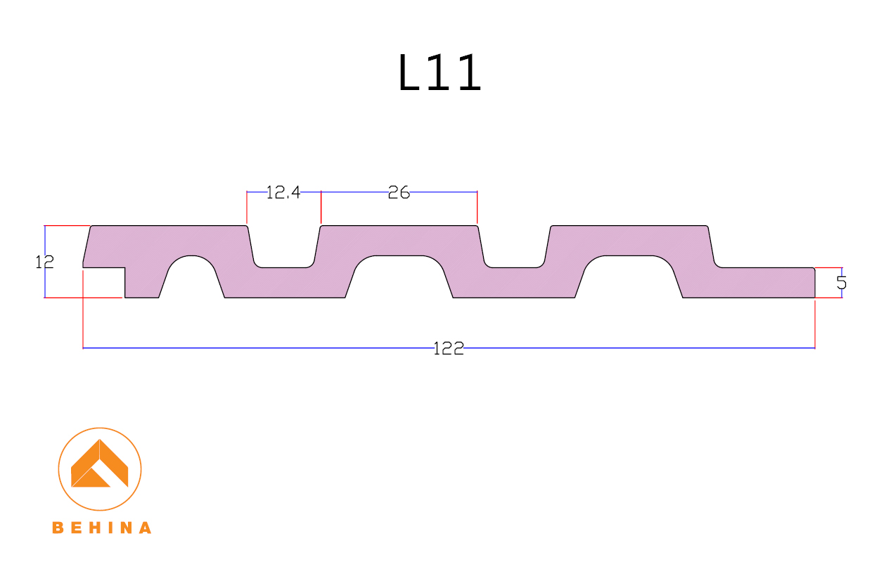 لوور بهینا مدل L11-45 سایز 122 میلیمتر