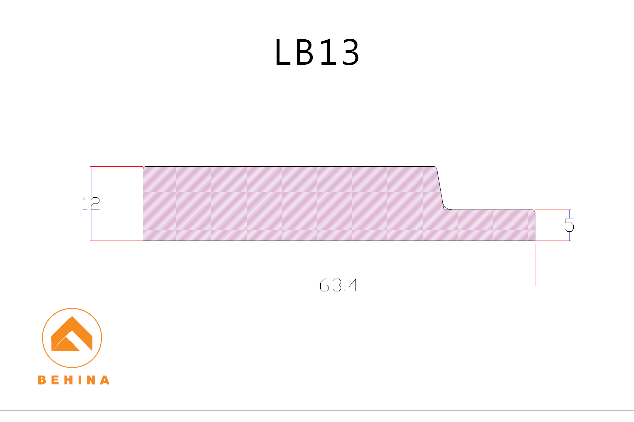 ابزار سمت چپ لوور بهینا مدل LB13-12 سایز 64 میلیمتر