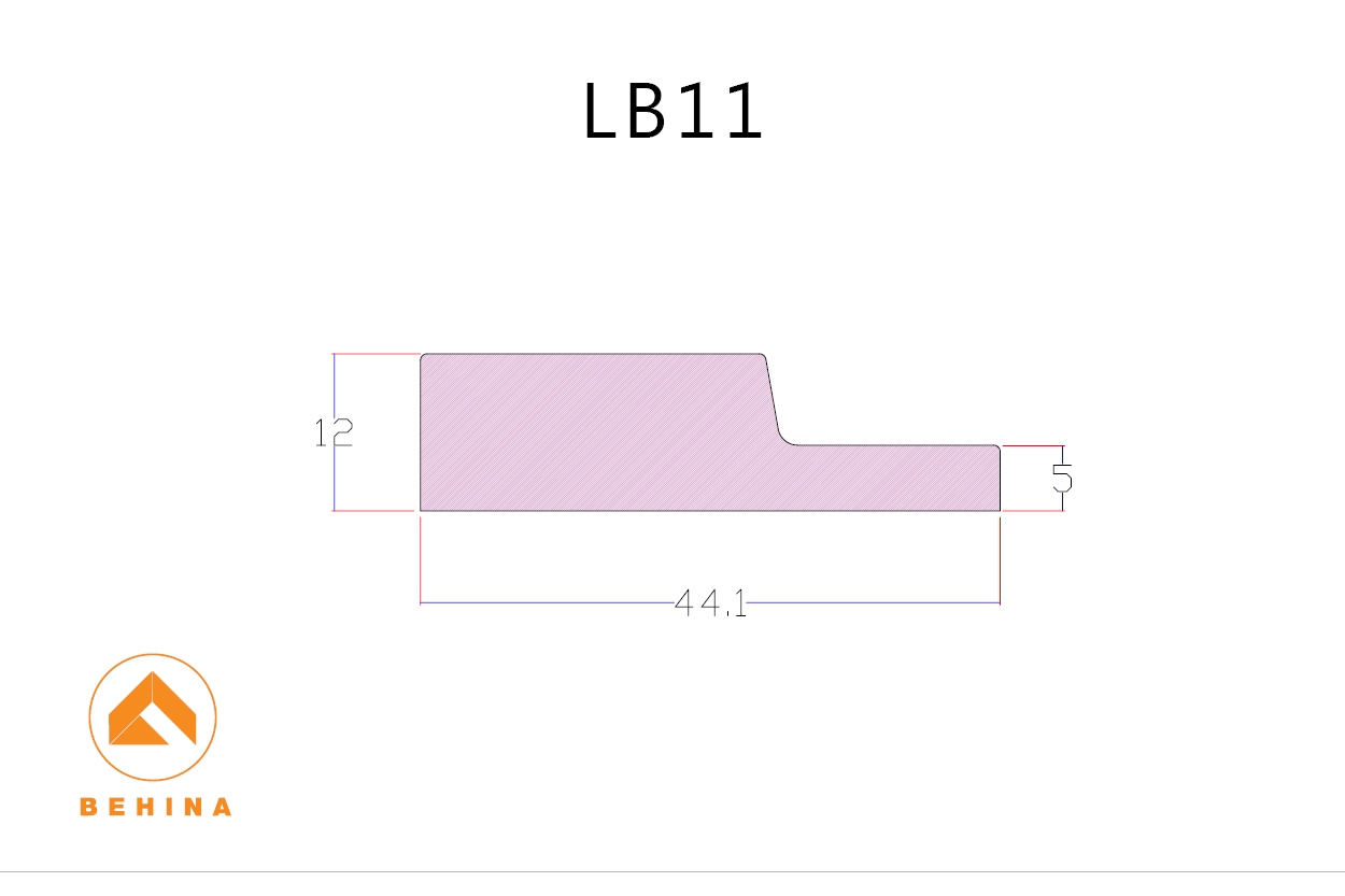 ابزار سمت چپ لوور بهینا مدل LB11-12 سایز 44 میلیمتر