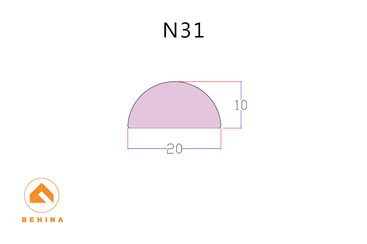 تسمه مدرن بهینا مدل N31-12 سایز 20 میلیمتر