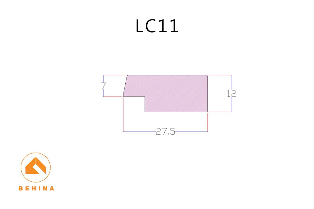 ابزار سمت راست لوور بهینا مدل LC11-12 سایز 27 میلیمتر