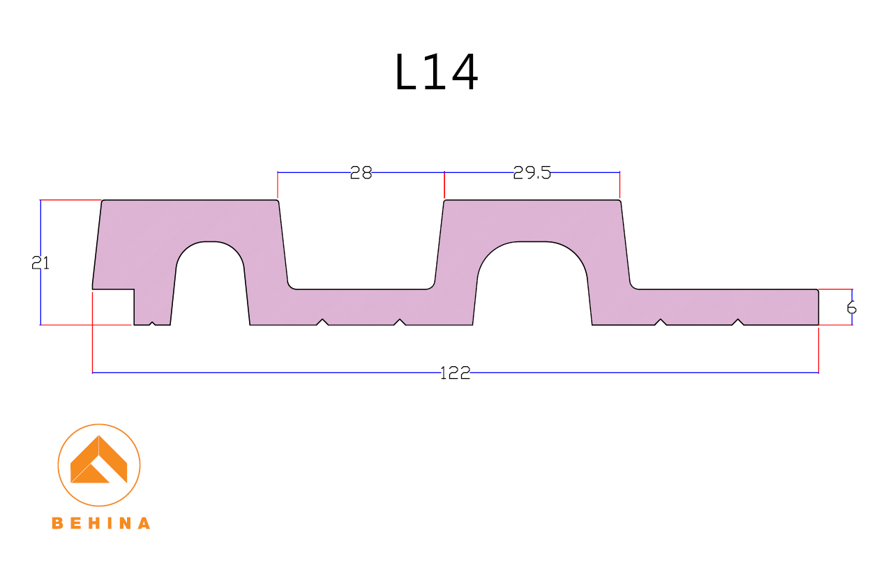 لوور بهینا مدل L14-12 سایز 120 میلیمتر