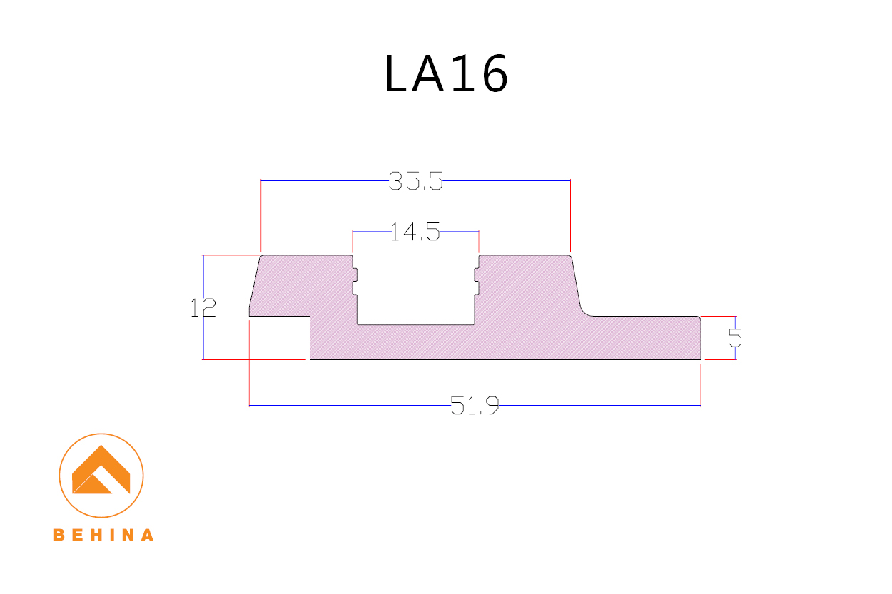 قرنیز لاین نوری بهینا مدل LA16-12 سایز 52 میلیمتر