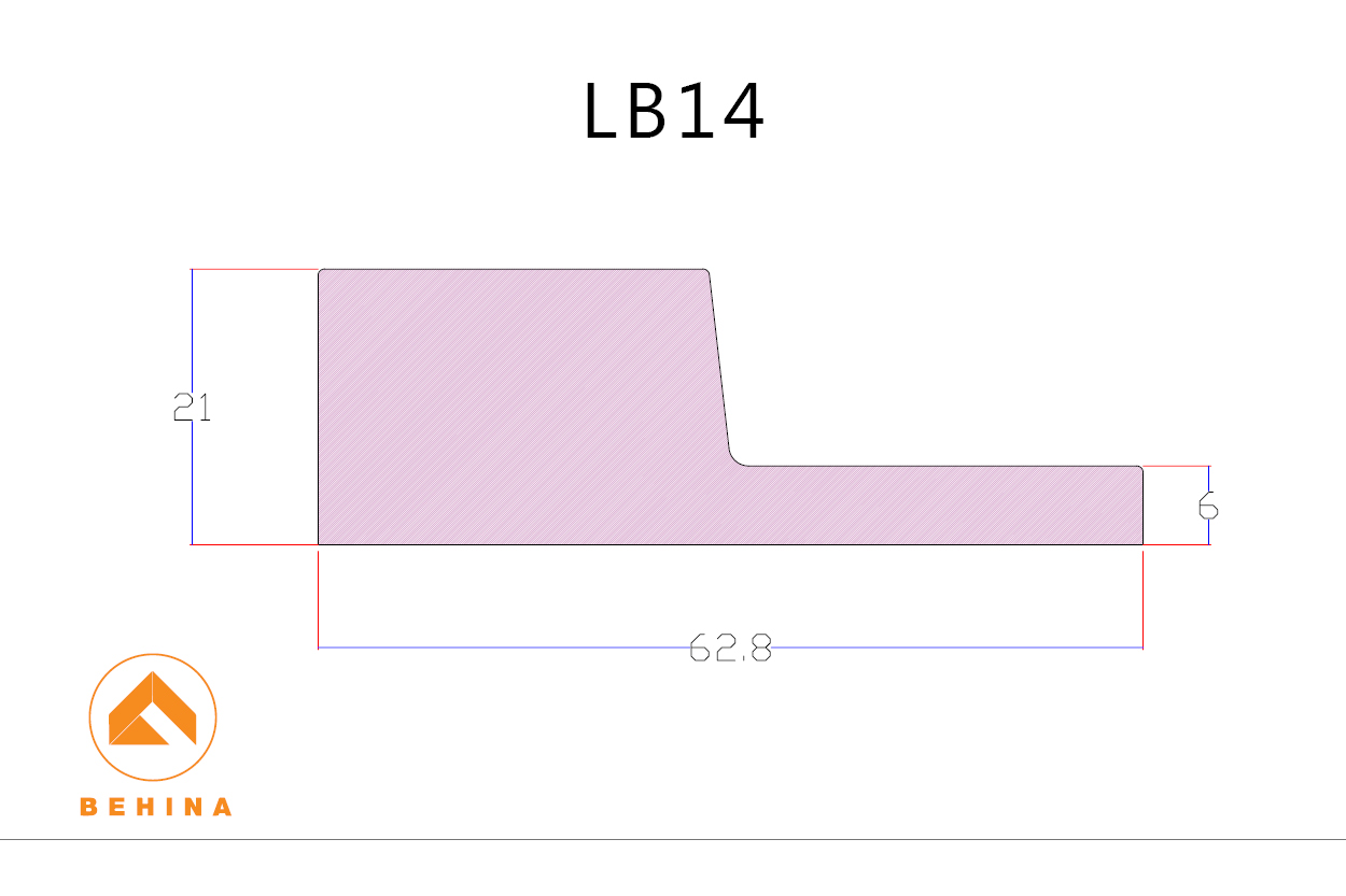 ابزار سمت چپ لوور بهینا مدل LB14-12 سایز 64 میلیمتر